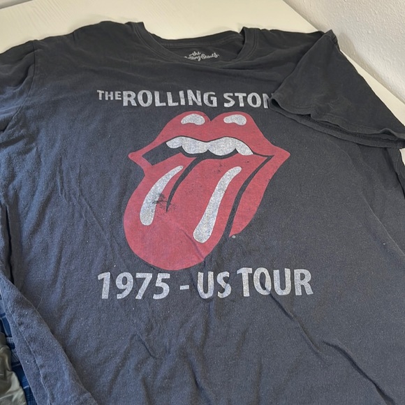 Les Rolling Stones Pas De Filtre Tour Texte T Shirt | Fruugo FR